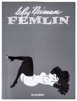 LeRoy Neiman Autographed  Playboy "Femlin" 50th Anniversary Collection (JSA)